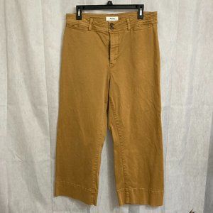 Pistola Cropped, Wide Leg, High Rise Pants